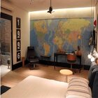 Kit 7,2m Linear Rodapé De Poliestireno Liso 15cmx2,40m Preto