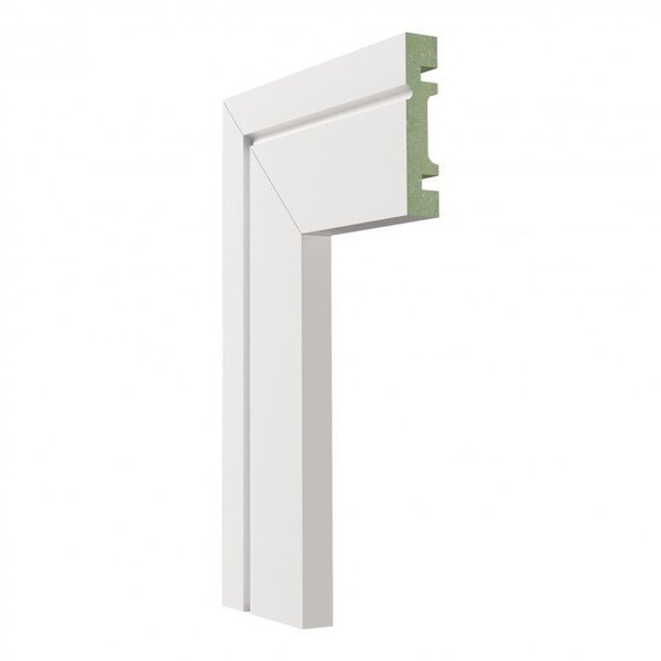 Kit 72m Linear Guarnição Mdf 703 15mmx7cm Branco