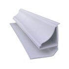 Kit 75m Demeia Cana Revestimento Pvc 3,8cmx3m   Branco Gelo