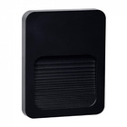 Kit 7 Balizador Fit 2w 3000k Bivolt Ip65 Preto Em Abs