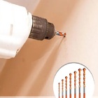 Kit 7 Brocas Fura Tudo Diamantadas Multifuncional Completa