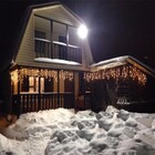 Kit 7 Cascata 400 Leds 10 Metros Luz Amarela Fixa - 220v