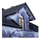 Kit 7 Cascata 400 Leds 10m C/ 8 Funções Branco Frio C/ Fio Br