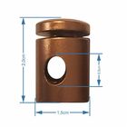 Kit-7 Desviador De Cabo Para Lustres E Pendentes E Luminária