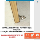 Kit 7 Fixadores De Porta Para Chão Piso Prendedor Segurador T