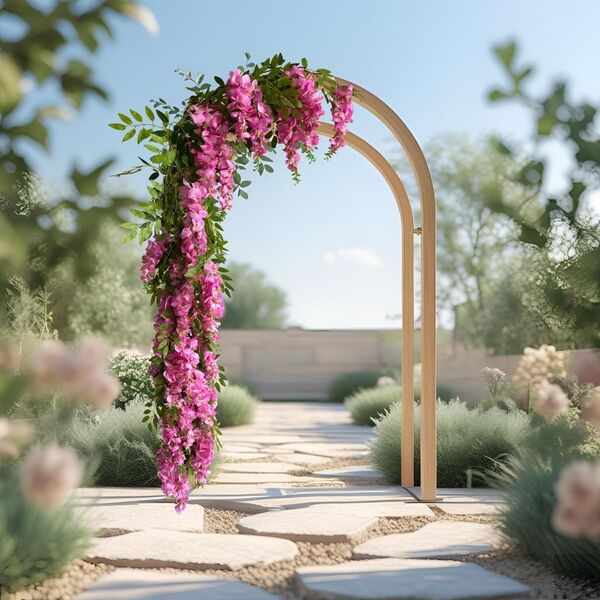 Kit 7 Galhos De Flor Artificial Para Arranjos E Decoração Pen