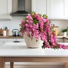 Kit 7 Galhos De Flor Artificial Para Arranjos E Decoração Pen