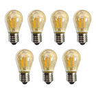 Kit 7 Lâmpada Led Filamento G45 2w 2200k Retrô Vintage Delis