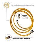 Kit 7 Metros Tubo Pex 16mm + Cotovelo + Conector Tudogás