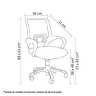 Kit 7 Peças Com Uma Mesa De Reunião E 6 Cadeiras De Escritóri