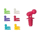 Kit 7 Peças Rolha Vinho E Identificadores De Taça Descomplica