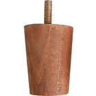 Kit 7 Pés Para Cama Box Solteiro Mel Cama Baú Casal 6cm