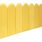 Kit 7 Placas Cabeceira Nuvem Estofada Para Cama Casal - Módul