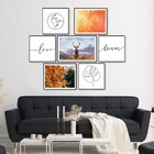 Kit 7 Quadros Decorativos Cervo E Frases