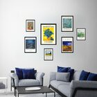 Kit 7 Quadros Decorativos Van Gogh Paisagens - Com Vidro Mold