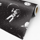Kit 7 Rolos Papel De Parede Adesivo Gamer Astronauta Fundo Pr