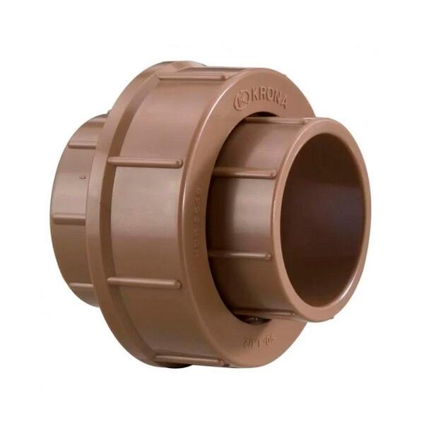 Kit 7 União Soldável Pvc Para Água Fria 50mm - Krona