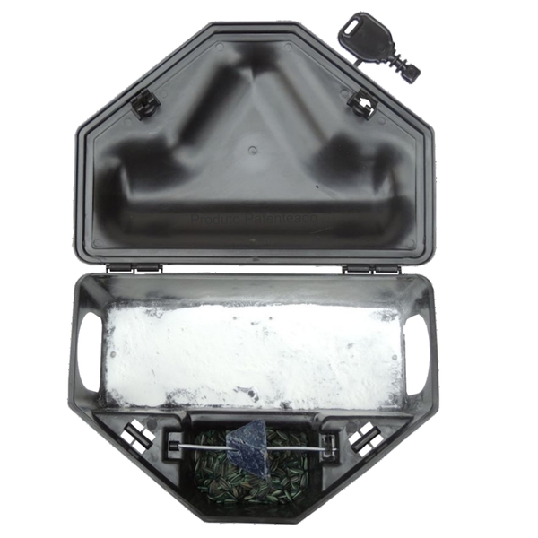 Kit 800 Freerat Porta Iscas Seguro Para Rato Chave 2 Trava