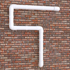 Kit 8 Abraçadeira Impacto C/ Trava Tubo 75mm 3'' Incolor