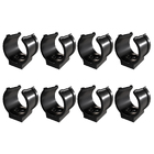 Kit 8 Abraçadeira Impacto Cano Tubo 25mm 3/4'' Preta Estrela