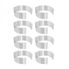 Kit 8 Abraçadeira Impacto P/ Cano 20mm 1/2'' Incolor Estrela