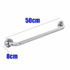 Kit 8 Alças Apoio Banheiro Inox Idoso Cadeirante Deficiente A