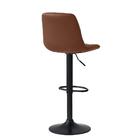 Kit 8 Banqueta Alta Elegance Estofada Com Base Giratória E Re