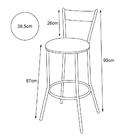 Kit 8 Banquetas Em Aço Sofia Floral Bromelia Vermelha - Cor: