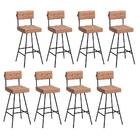 Kit 8 Banquetas Madri Alta 93cm - Salaone