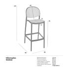 Kit 8 Banquetas Mumbai