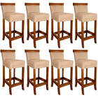 Kit 8 Banquetas Para Bancada De 90cm Area Gourmet Ilha Luxo A