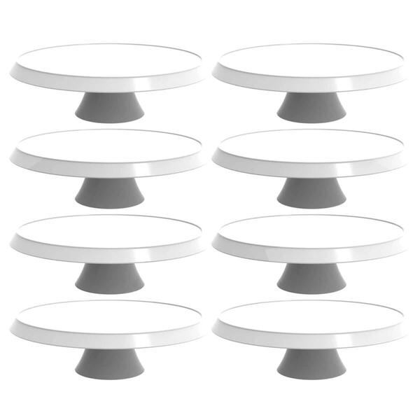 Kit 8 Bases Porta Bolo 30cm Com Pé Confeitaria Padaria Crippa