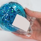 Kit 8 Bolas Árvore Natal Enfeite Azul Elegante Gliter 75cm