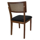 Kit 8 Cadeira De Jantar De Madeira Maciça Com Encosto De Palh