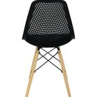 Kit 8 Cadeira Eames Eloisa Design Colmeia Preto