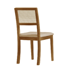 Kit 8 Cadeira Estofada Jantar Rubi Linho Madeira Maciça Chumbo