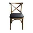 Kit 8 Cadeira Xis Em Madeira Maciça De Eucalipto Verniz Imbui