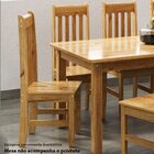 Kit 8 Cadeiras 100% Madeira Maciça Bielefeld Espresso Móveis