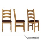 Kit 8 Cadeiras 100% Madeira Maciça Com Assento Estofado Napol