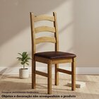 Kit 8 Cadeiras 100% Madeira Maciça Com Assento Estofado Napol