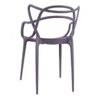 Kit 8 Cadeiras + 2 Banquetas Médias Masters Allegra Cinza Név