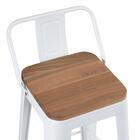 Kit - 8 Cadeiras + 4 Banquetas Altas Tolix Com Encosto - Bran