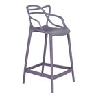 Kit 8 Cadeiras + 4 Banquetas Médias Masters Allegra Cinza Név