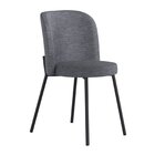 Kit 8 Cadeiras Aço Love Cabecasa Madeiraoriginals Preto/chumbo