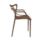 Kit 8 Cadeiras Allegra - Marrom