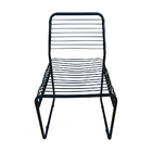 Kit 8 Cadeiras Altas Padrão Aramado Preto Para Área Gourmet P