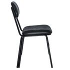 Kit 8 Cadeiras Cozinha Estofada Industrial Retro Bar Restaura