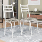 Kit 8 Cadeiras De Cozinha Luisiana Estampado Cedro Pés De Fer