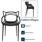 Kit 8 Cadeiras De Design Allegra Interior E Exterior