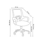 Kit 8 Cadeiras De Escritório Giratória Com Relax Office Santi